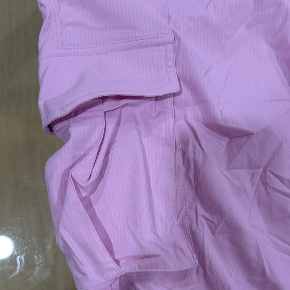NWT Lululemon Athletica Light Pink/purple Dance Studio Relaxed fit Cargo Pants - Picture 2 of 10